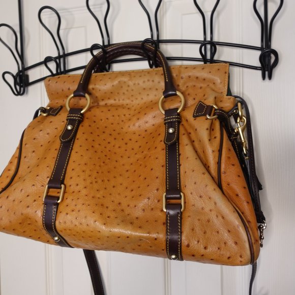 Dooney & Bourke Satchel- Vintage tan and brown - Picture 4 of 16